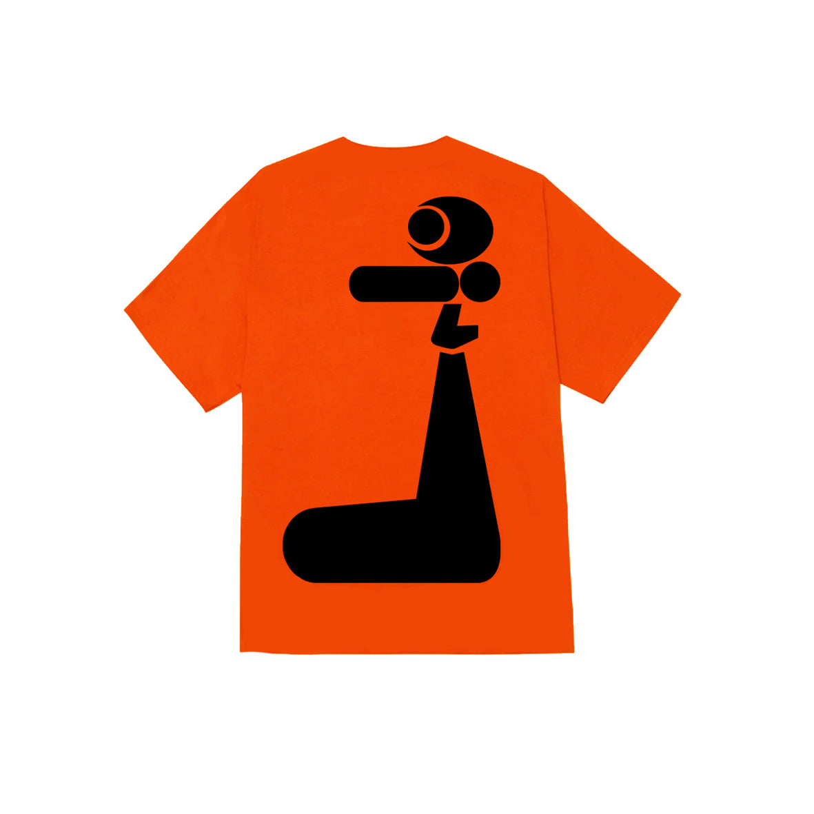 Polera manga corta Naranja Big Logo