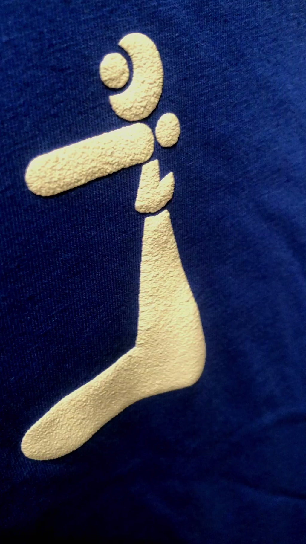 Polera Logo Puff Azul